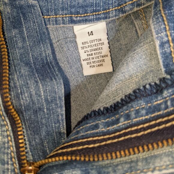 NWT Vanilla Star Vintage 90's Mid Rise Bootcut Jeans No Waistband Women's - Picture 6 of 11